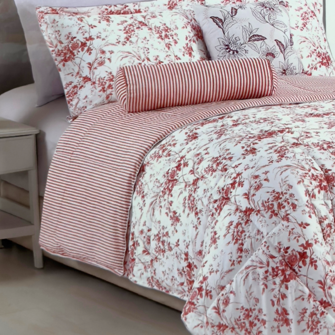 Silver & Sage Queen 5 Piece Comforter Set